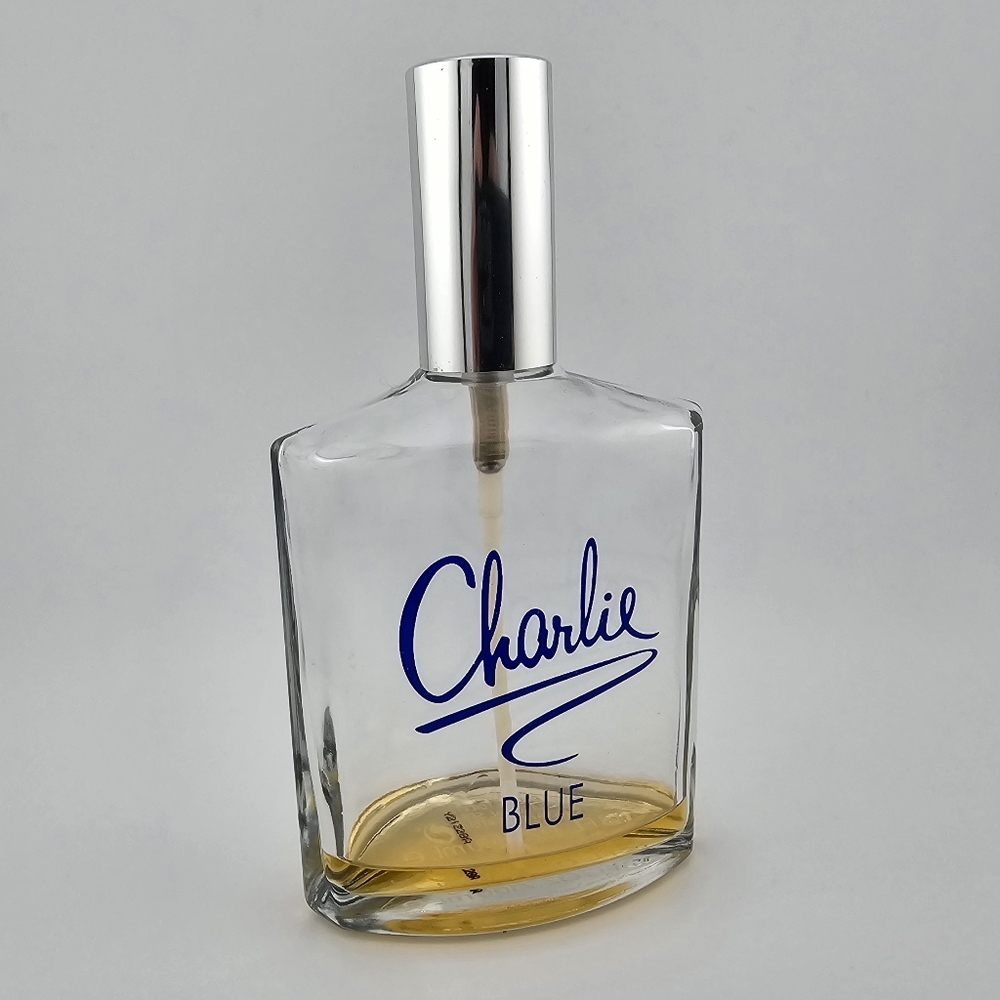 Mostly EMPTY Charlie Blue by Revlon Perfume Bottle